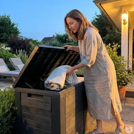 Coffre de rangement jardin capacité 170 L
