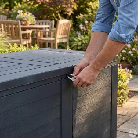 Coffre de rangement jardin capacité 170 L