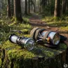 Lampe torche solaire et secteur