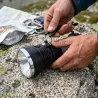 Lampe torche solaire et secteur