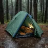 Tente 2 personnes ultra-légère 160x270x110 cm - Vert foncé