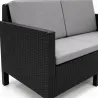 Ensemble salon de jardin Chicago marron Keter®
