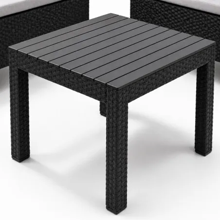 Ensemble salon de jardin Chicago marron Keter®