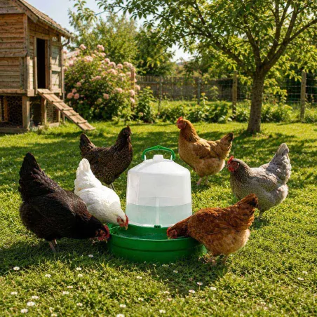 Abreuvoir base profonde pour volailles 8,5 litres
