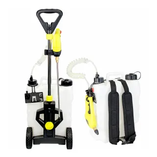 Pulvérisateur électrique rechargeable 15 L – avec chariot et harnais