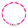 Collier Lumineux Rose Réglable 20-70 cm - Visibilité 500m