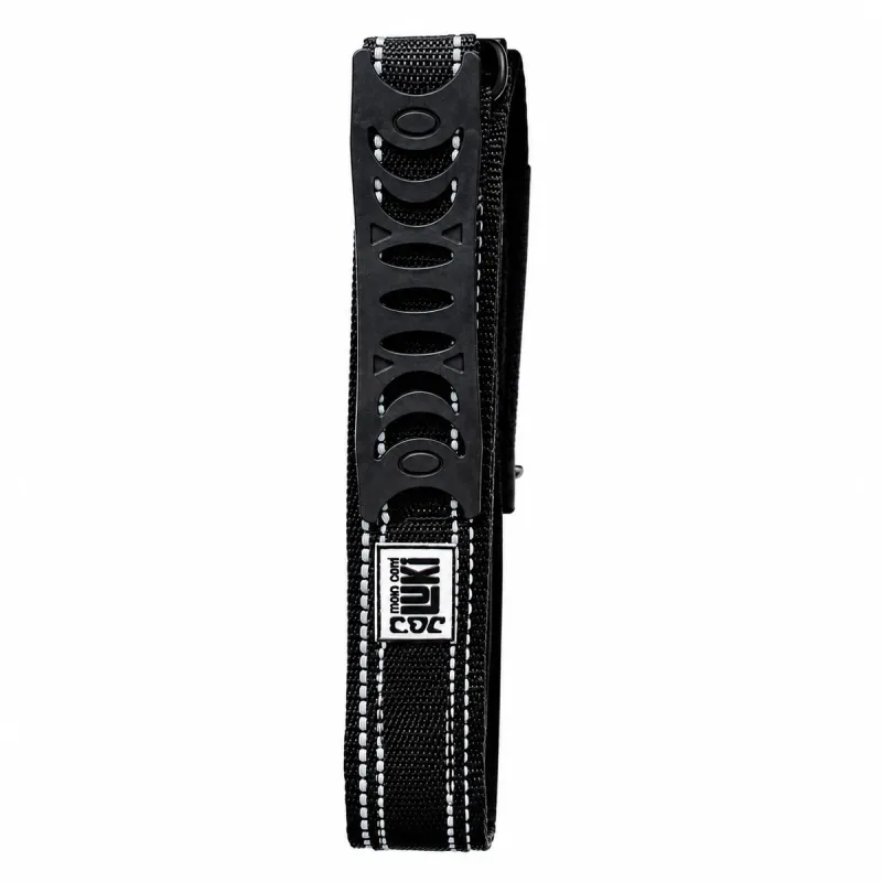 Collier réfléchissant pour chien avec poignée - Noir