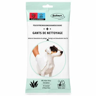 Lot de 5 Gants de Nettoyage Jetables Imbibés de Lotion Lavante