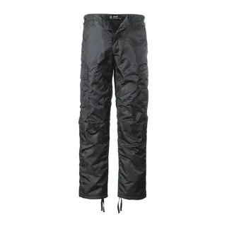 Pantalon thermo homme Brandit® noir - Coupe droite coupe-vent