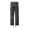Pantalon thermo homme Brandit® noir - Coupe droite coupe-vent