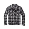 Chemise à carreaux Brandit® - Manches longues - Noir et Gris