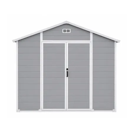 Abri de jardin Lys en plastique 240x287x230,8cm - Résistant et spacieux