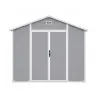 Abri de jardin Lys en plastique 240x287x230,8cm - Résistant et spacieux