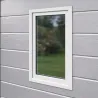 Abri de jardin Lys en plastique 181x231x222cm - Panneaux 12mm & structure aluminium