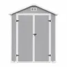 Abri de jardin Lys en plastique 172x173x212,5 cm - Panneaux 12 mm et structure aluminium