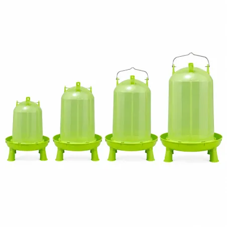 Abreuvoir sur pied avec poignée 14L pour volailles - Vert