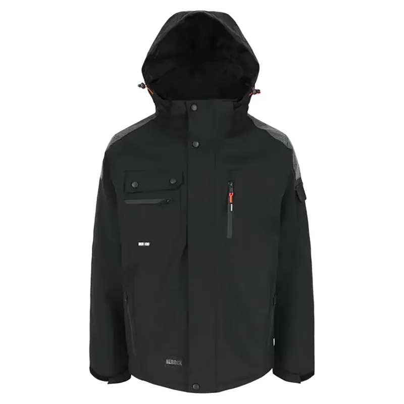 Parka tous temps Persia noir Herock – imperméable & respirante