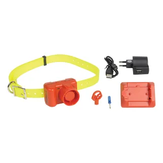 Collier de dressage Prohunt Beeper orange – 2 modes