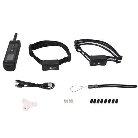 Collier dressage 2 chiens 8 tons 16 vibrations IP67 rechargeable
