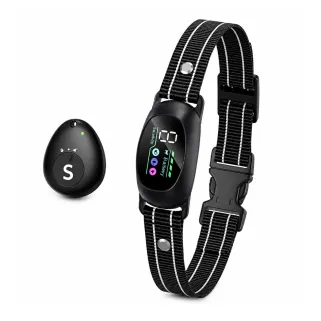 Collier anti-aboiements à puce électronique pour chien
