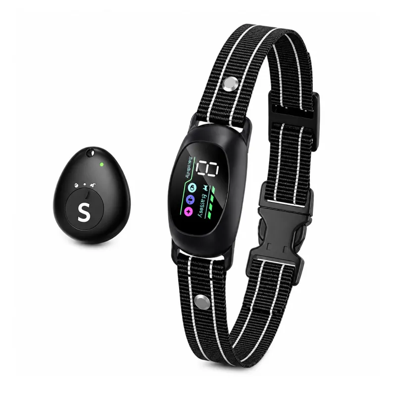 Collier anti-aboiements à puce électronique pour chien