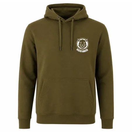 Sweat Keiler Hunter kaki 50% coton 280g/m² logo 3
