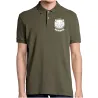 Polo Keiler Hunter kaki 100% coton manches courtes logo 3