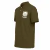 Polo Keiler Hunter kaki 100% coton manches courtes logo 3