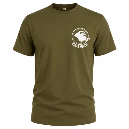 T-Shirt Keiler Hunter kaki 100% coton manches courtes logo 2
