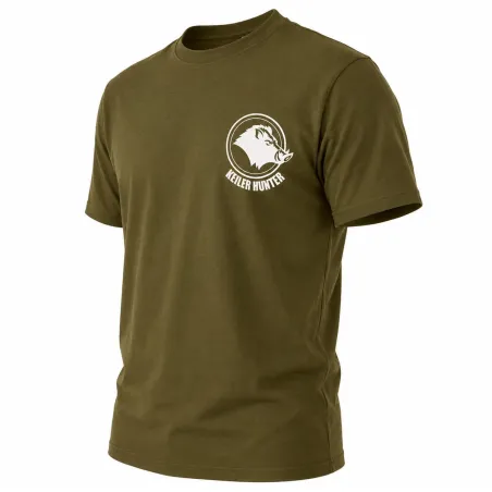 T-Shirt Keiler Hunter kaki 100% coton manches courtes logo 2