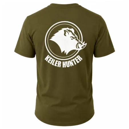 T-Shirt Keiler Hunter kaki 100% coton manches courtes logo 2