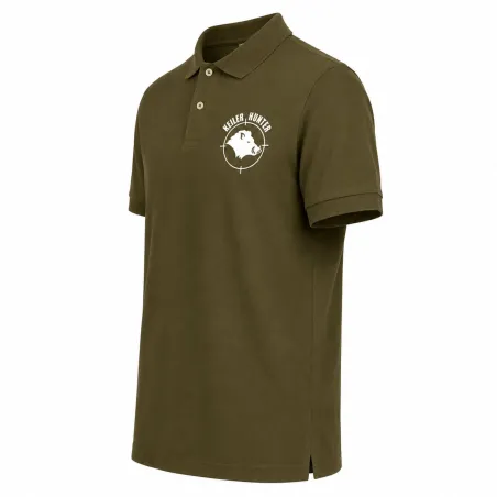 Polo Keiler Hunter kaki logo 1