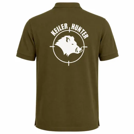 Polo Keiler Hunter kaki logo 1