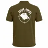 Polo Keiler Hunter kaki logo 1