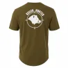 T-Shirt Keiler Hunter kaki 100% manches courtes logo 1