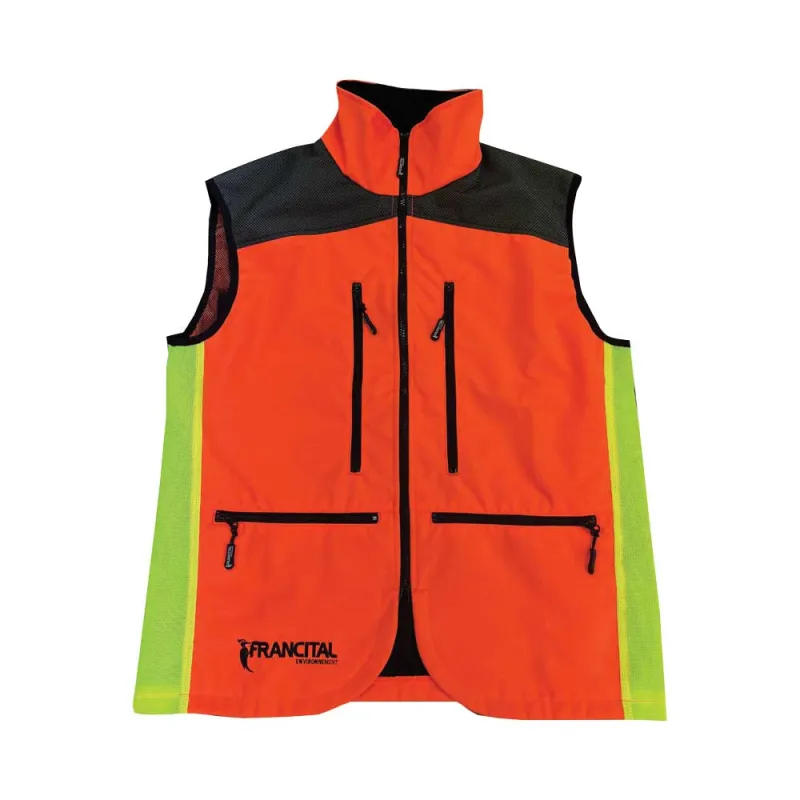 Gilet de traque Francital Atalante 7 Poches Zippées ISO / NF