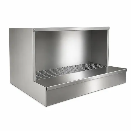 Pondoir galvanisé ramassage extérieur 2 cases