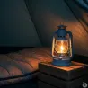 Lampe à pétrole crème ardoise avec mèche