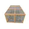 Poulailler Hefa+ avec enclos intégré 200x115x75cm - Jusqu'à 6 poules