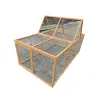 Poulailler Hefa+ avec enclos intégré 200x115x75cm - Jusqu'à 6 poules