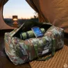 Sac camo 70 l avec Etui étanche Téléphone et Porte Bouteille Isotherme