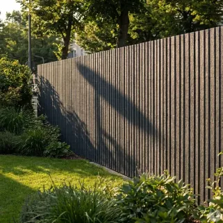 Canisse PVC grise double face 1,5 × 3 m | Ducatillon