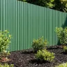 Canisse PVC occultant double face 1,5x3m vert - Kit complet avec fixation