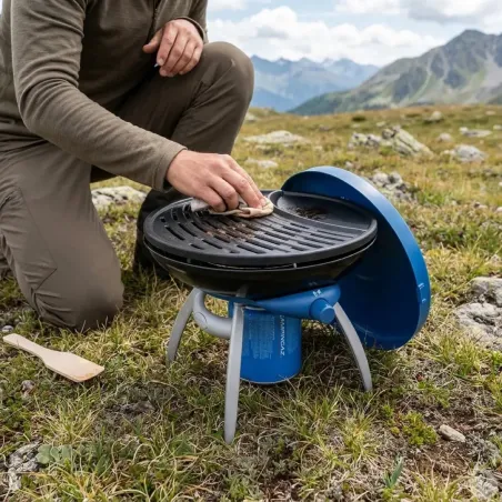 Réchaud Party Grill CV 3 en 1 allumage Piezo 1350W Ø32cm 805cm2