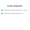 Kit parc à chiot carré 1 x 1 m