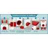 Kit mangeoire 12 kg + abreuvoir 11 L pour élevage poule