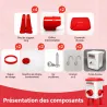 Kit mangeoire 12 kg + abreuvoir 11 L pour élevage poule
