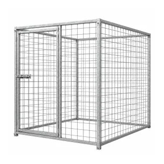 Kit chenil maille carrée avec panneaux 1,50 m et 2 m