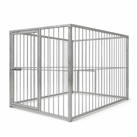 Kit chenil barreaux rectangulaire 1,50 x 2 m avec ouverture 1,50 m