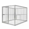 Kit chenil barreaux rectangulaire 1,50 x 2 m avec ouverture 1,50 m